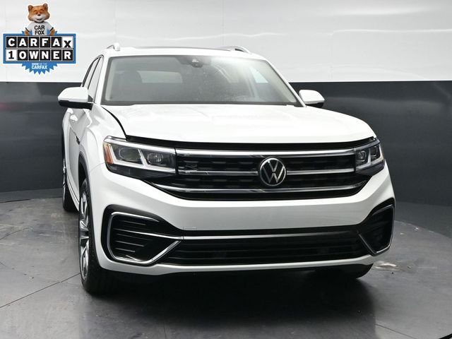 Used 2021 White Volkswagen 3.6L V6 SEL R-Line image 2