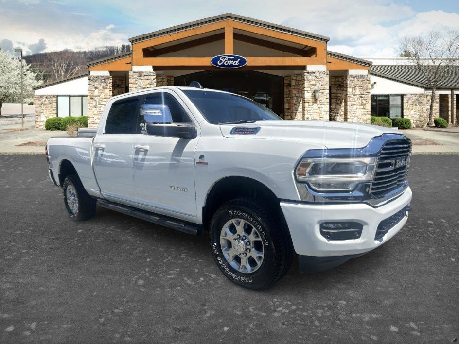 Used 2024 Bright White Clearcoat Ram Laramie image 4