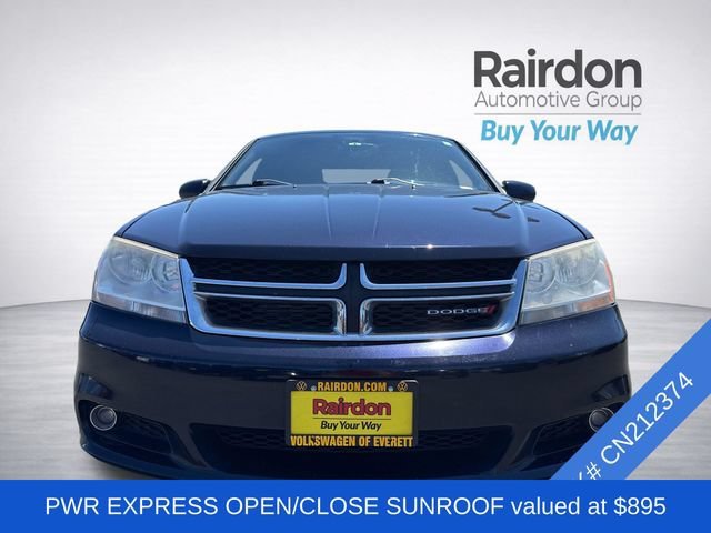 Used 2012 Dodge Avenger SXT Plus with VIN 1C3CDZEG4CN212374 for sale in Everett, WA