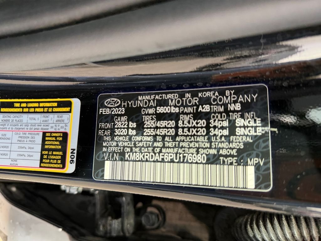 Used 2023 Black Hyundai Limited image 20