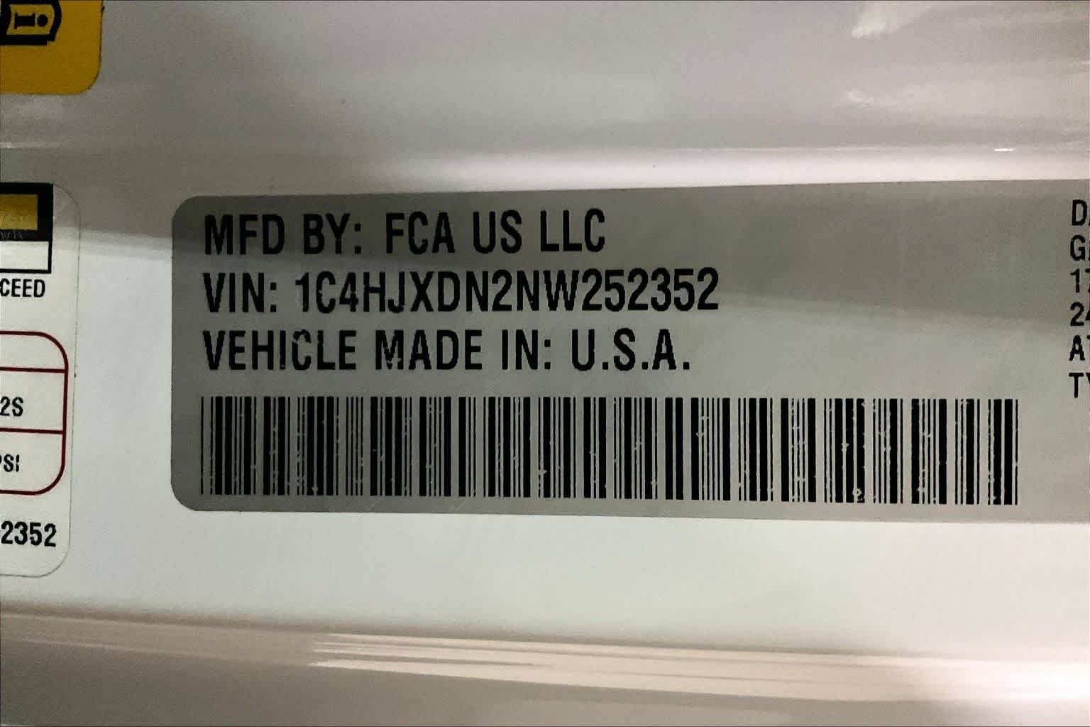 Used 2022 Bright White Clearcoat Jeep Unlimited Sport image 32