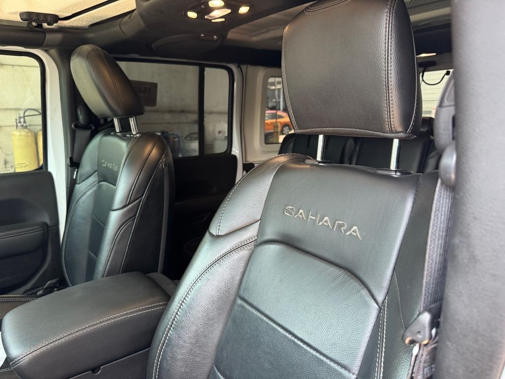Used 2022 White Jeep Unlimited Sahara 4xe image 22
