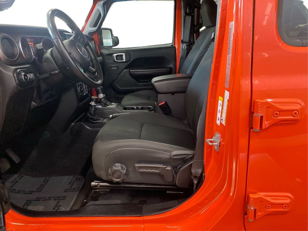 Used 2020 Orange Jeep Unlimited Sport S image 7