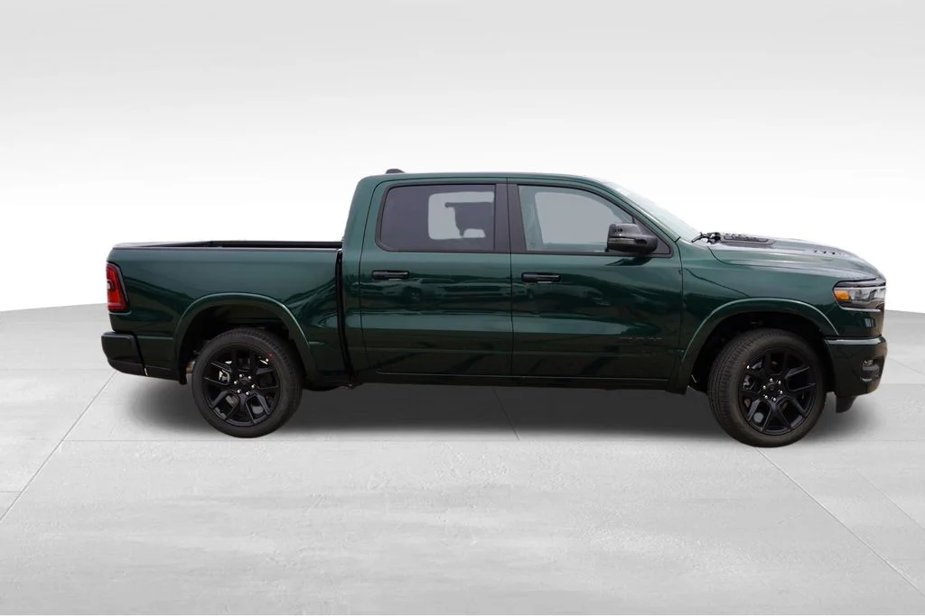 New 2026 Serrano-Green Metallic Exterior Paint RAM Laramie image 2