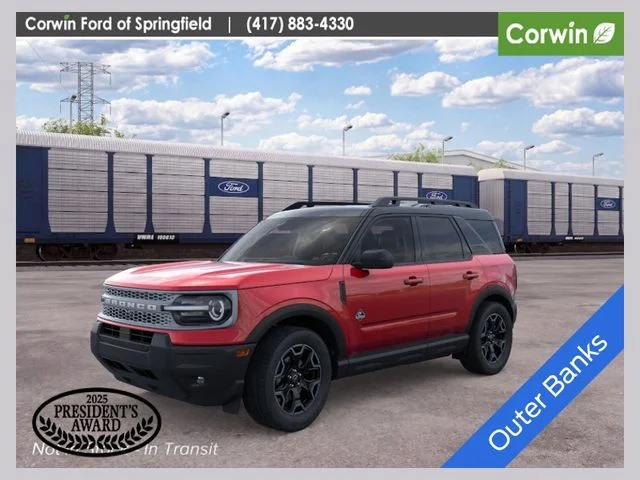 New 2026 Ruby Red Metallic Tinted Clearcoat Ford Outer Banks® image 1