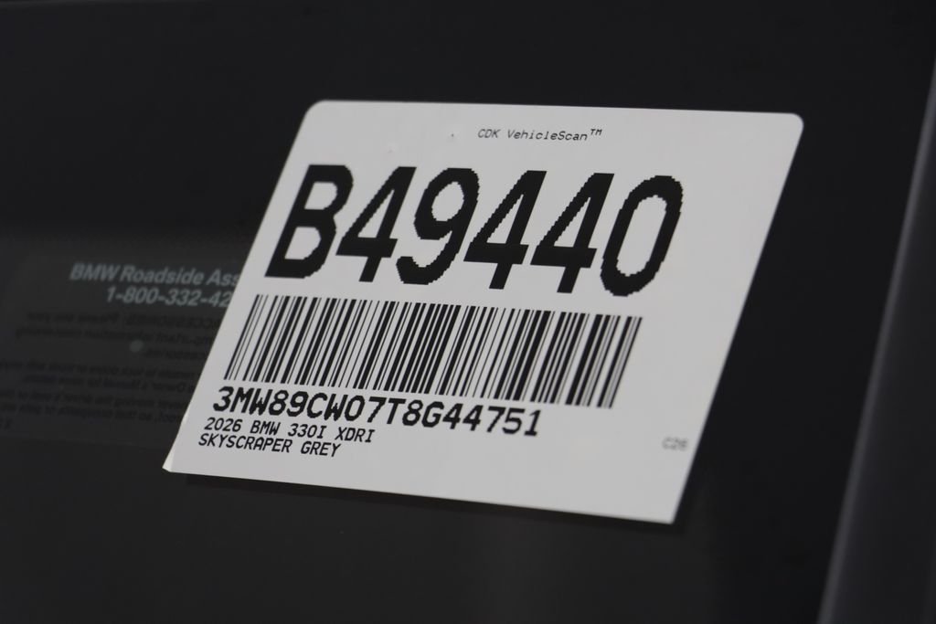 New 2026 Skyscraper Grey Metallic BMW 330i xDrive image 25