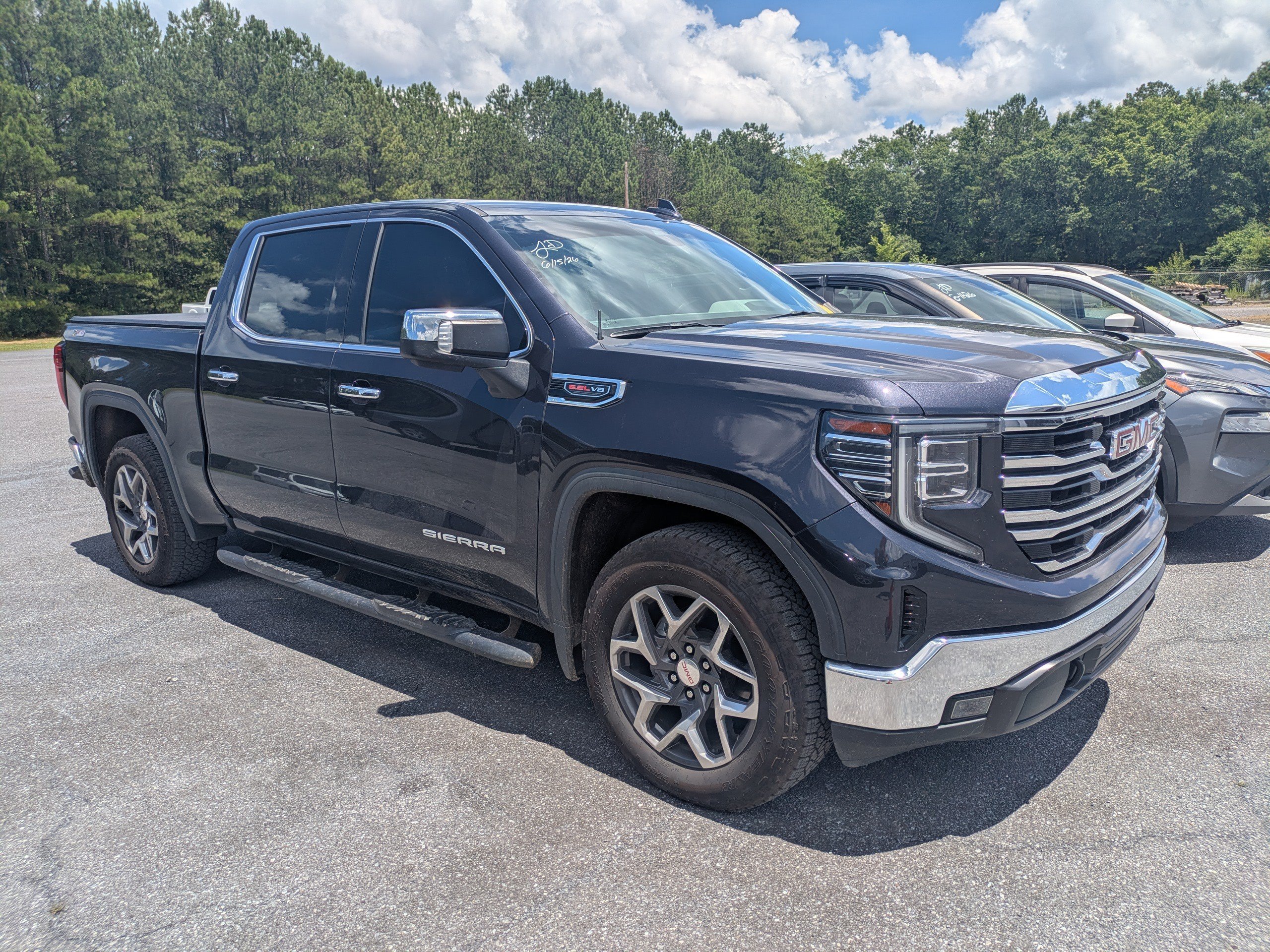 Used 2022 Titanium Rush Metallic GMC SLT image 1