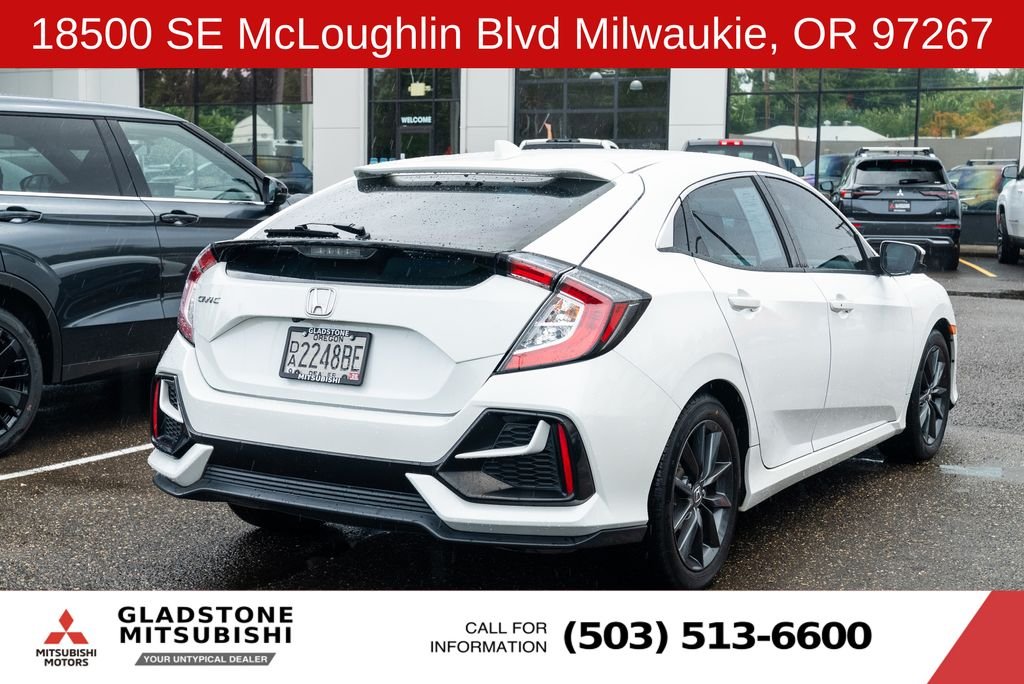 Used 2021 Platinum White Pearl Honda EX image 7