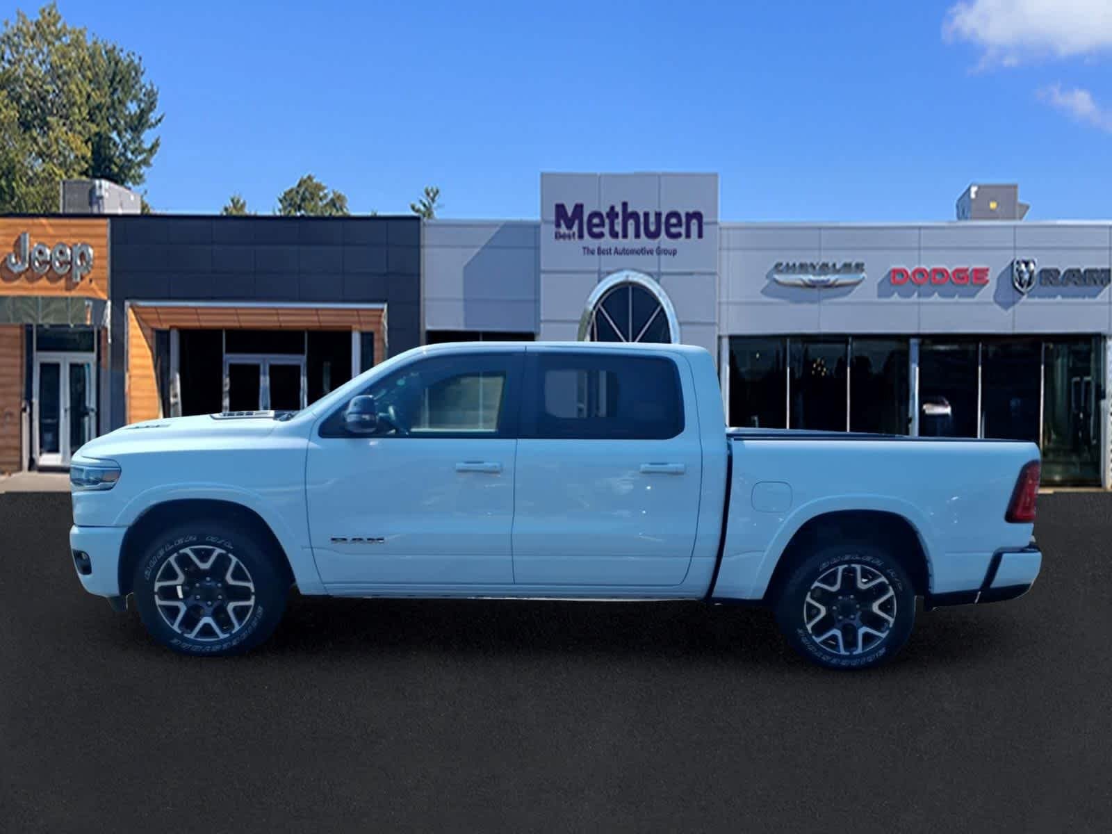 Used 2025 Bright White Clearcoat Ram Laramie image 7