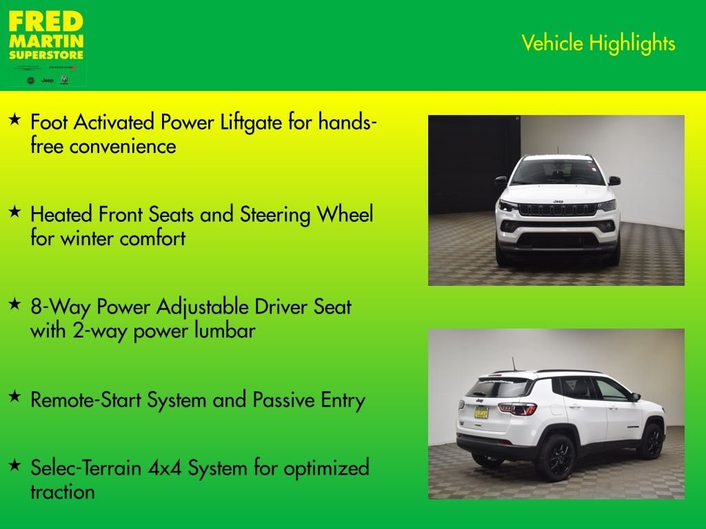 New 2026 Bright White Clear-Coat Exterior Paint Jeep Latitude image 15