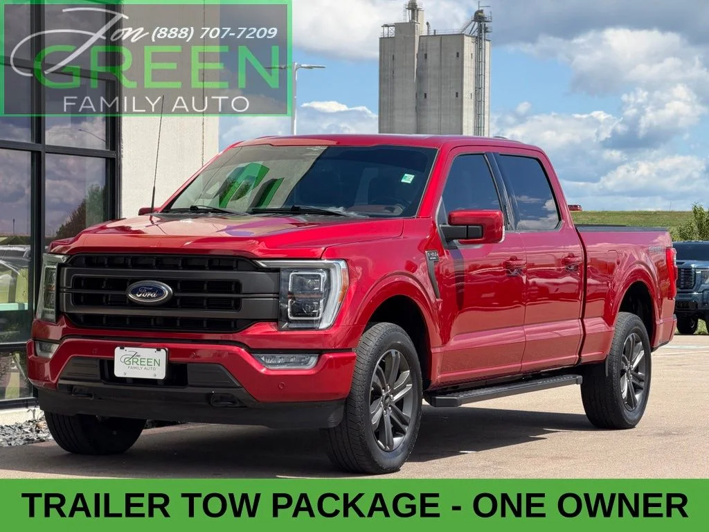 Used 2023 Red Ford Lariat image 1