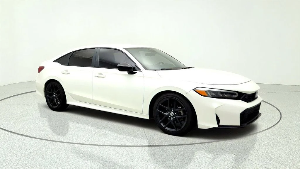 Used 2025 Platinum White Pearl Honda Sport CVT image 3