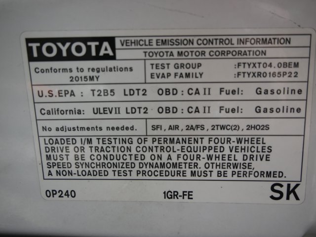 Used 2015 Super White Toyota Double Cab TRD Sport w/ Extra Value Pkg image 30