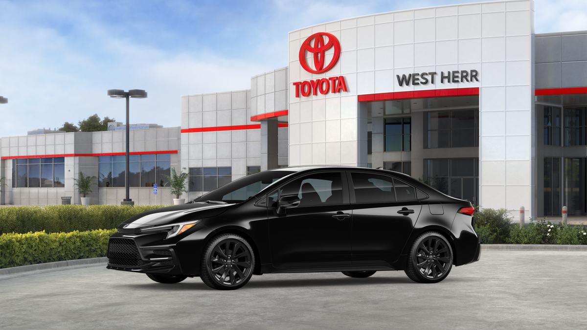 New 2026 Midnight Black Metallic Toyota SE image 3
