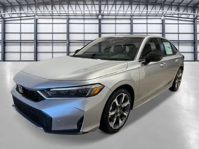 New 2026 Solar Silver Metallic Honda 2WD Sport Touring Hybrid image 1