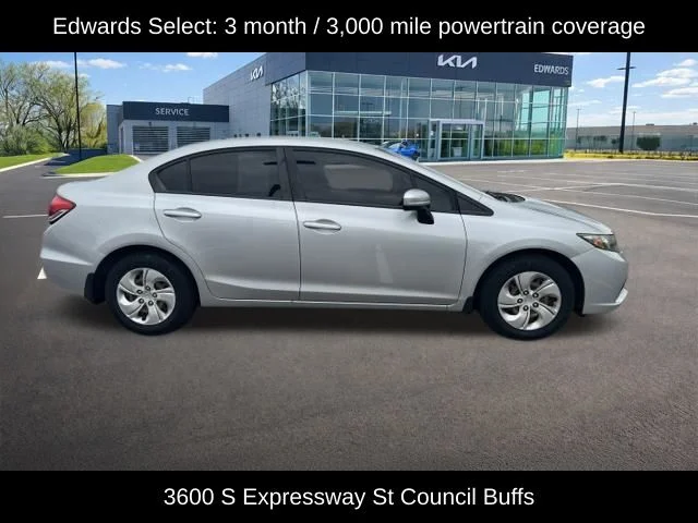 Used 2014 Honda Civic LX with VIN 19XFB2F56EE065856 for sale in Council Bluffs, IA