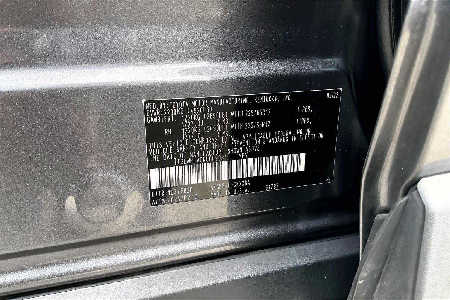 Used 2022 Magnetic Gray Metallic Toyota Hybrid LE image 36