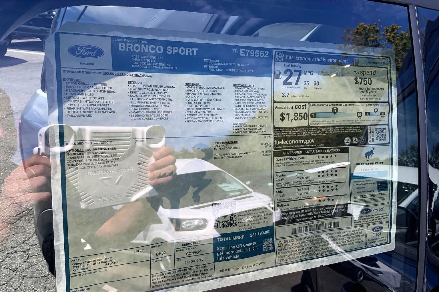 New 2026 Carbonized Gray Metallic Ford Big Bend® image 17