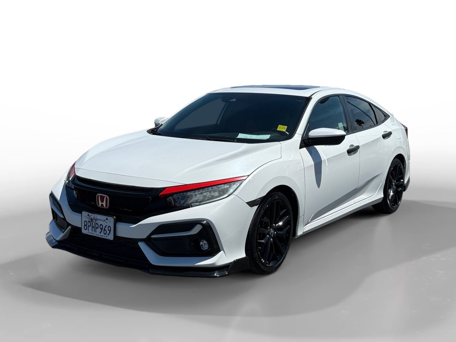Used 2020 White / Black Honda Si image 1