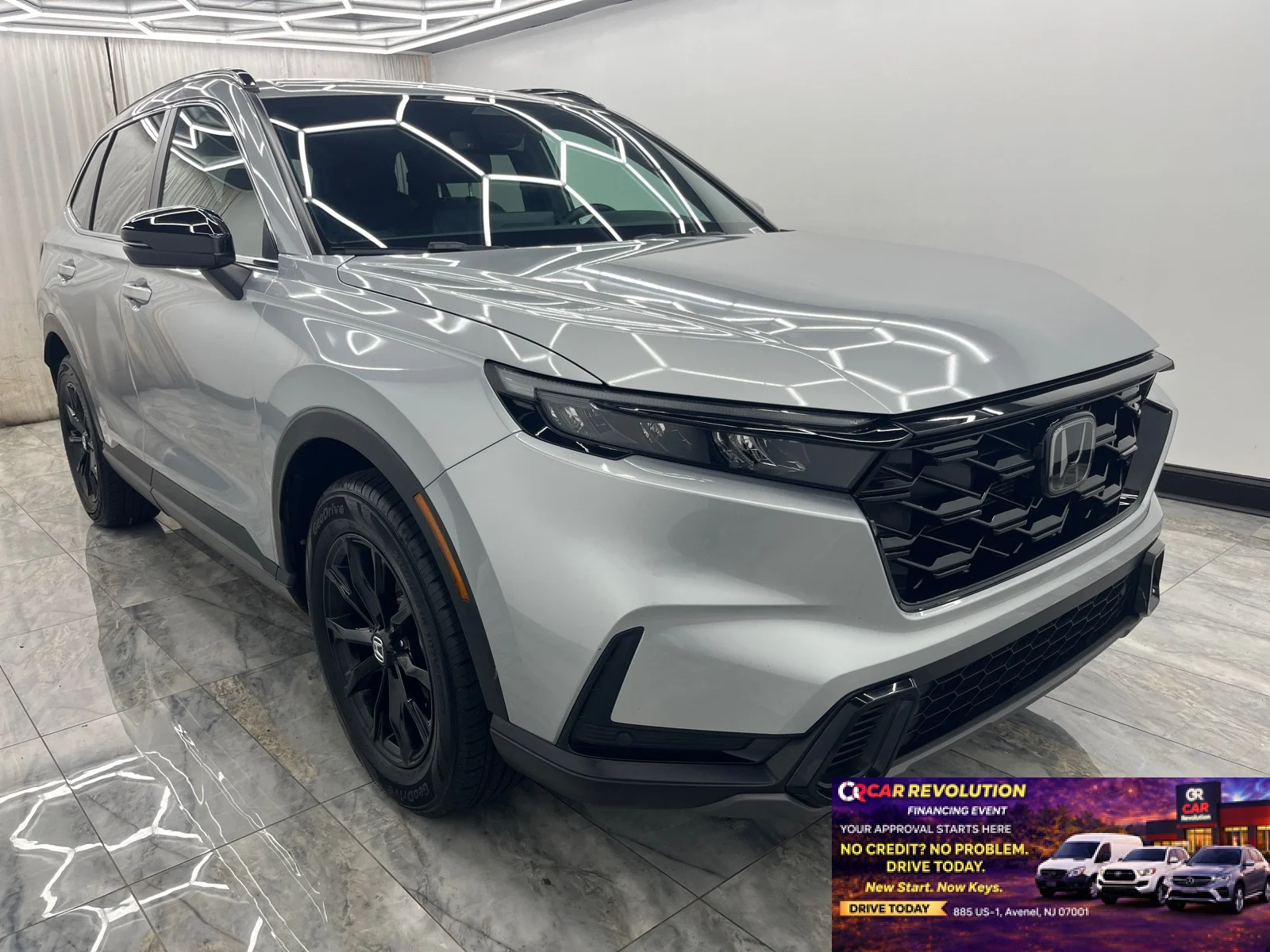 Used 2025 Solar Silver Metallic Honda Sport-L AWD image 1