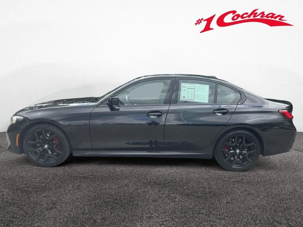 Certified Used 2025 Black Sapphire Metallic BMW 330i xDrive image 10