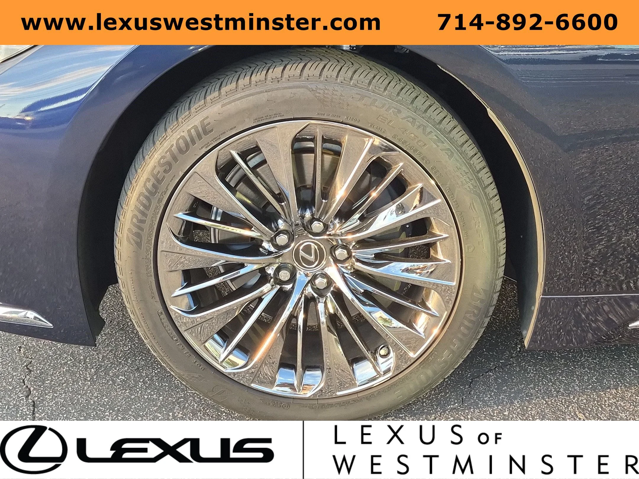 Certified Used 2021 Blue Lexus LS 500 image 13