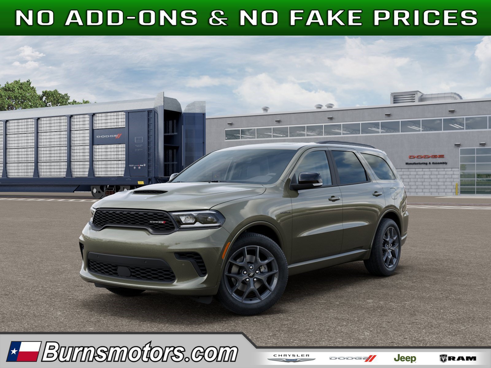 New 2026 Green Machine Exterior Paint Dodge GT Plus HEMI V8 Blacktop image 1
