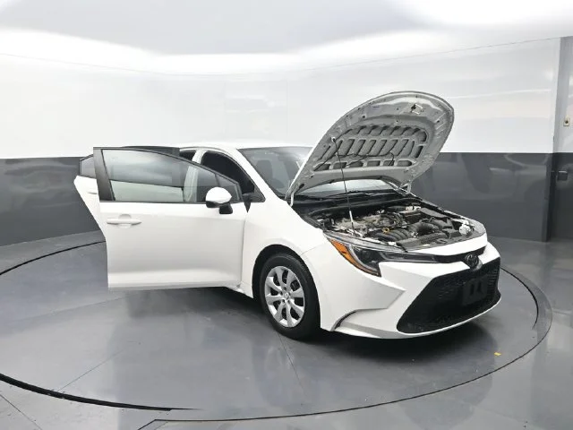 Used 2021 White Toyota LE image 39
