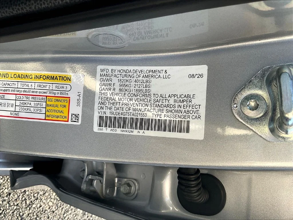New 2026 Solar Silver Metallic Acura FWD A-Spec with Technology image 8