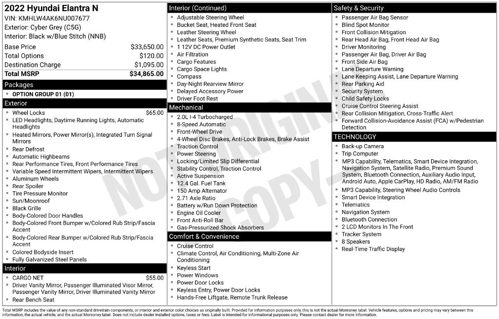 Certified Used 2022 Gray Hyundai Base image 3