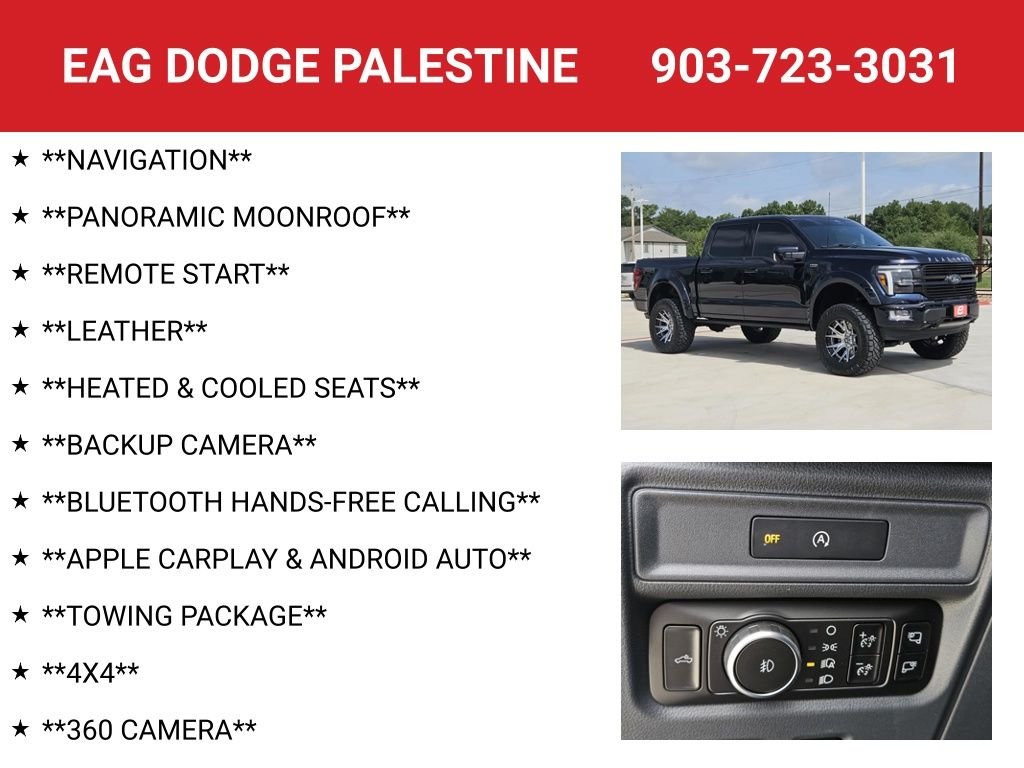 Used 2025 Blue Ford Platinum image 4