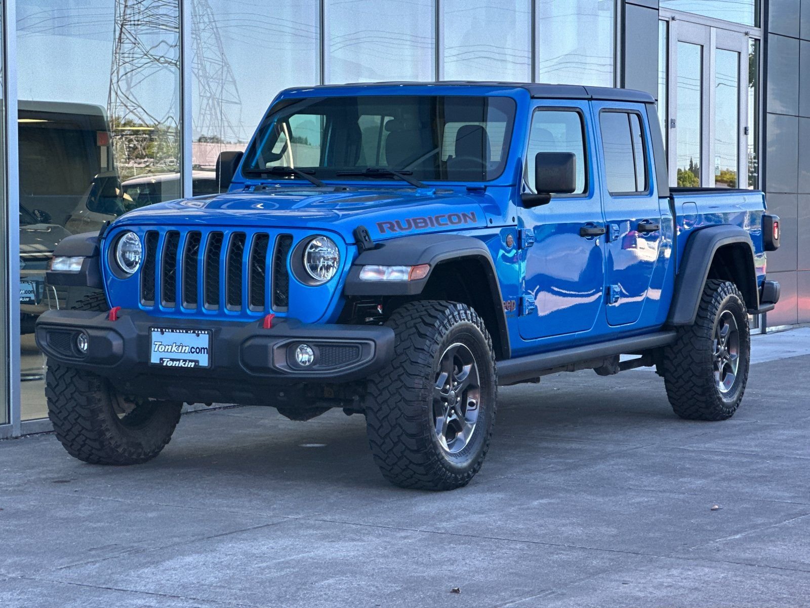 Used 2020 Hydro Blue Pearlcoat Jeep Rubicon image 7