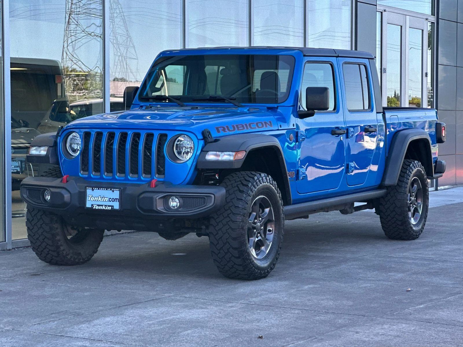 Used 2020 Hydro Blue Pearlcoat Jeep Rubicon image 7