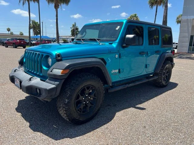Used 2019 Blue Jeep Unlimited Sport S image 3