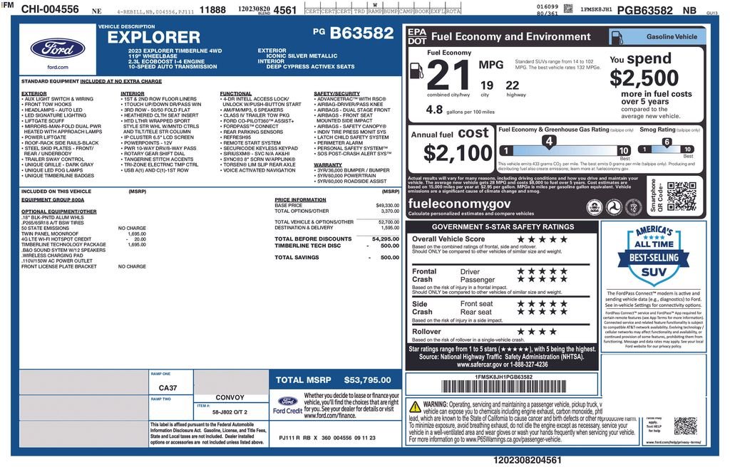 Used 2023 Silver Ford Timberline image 9