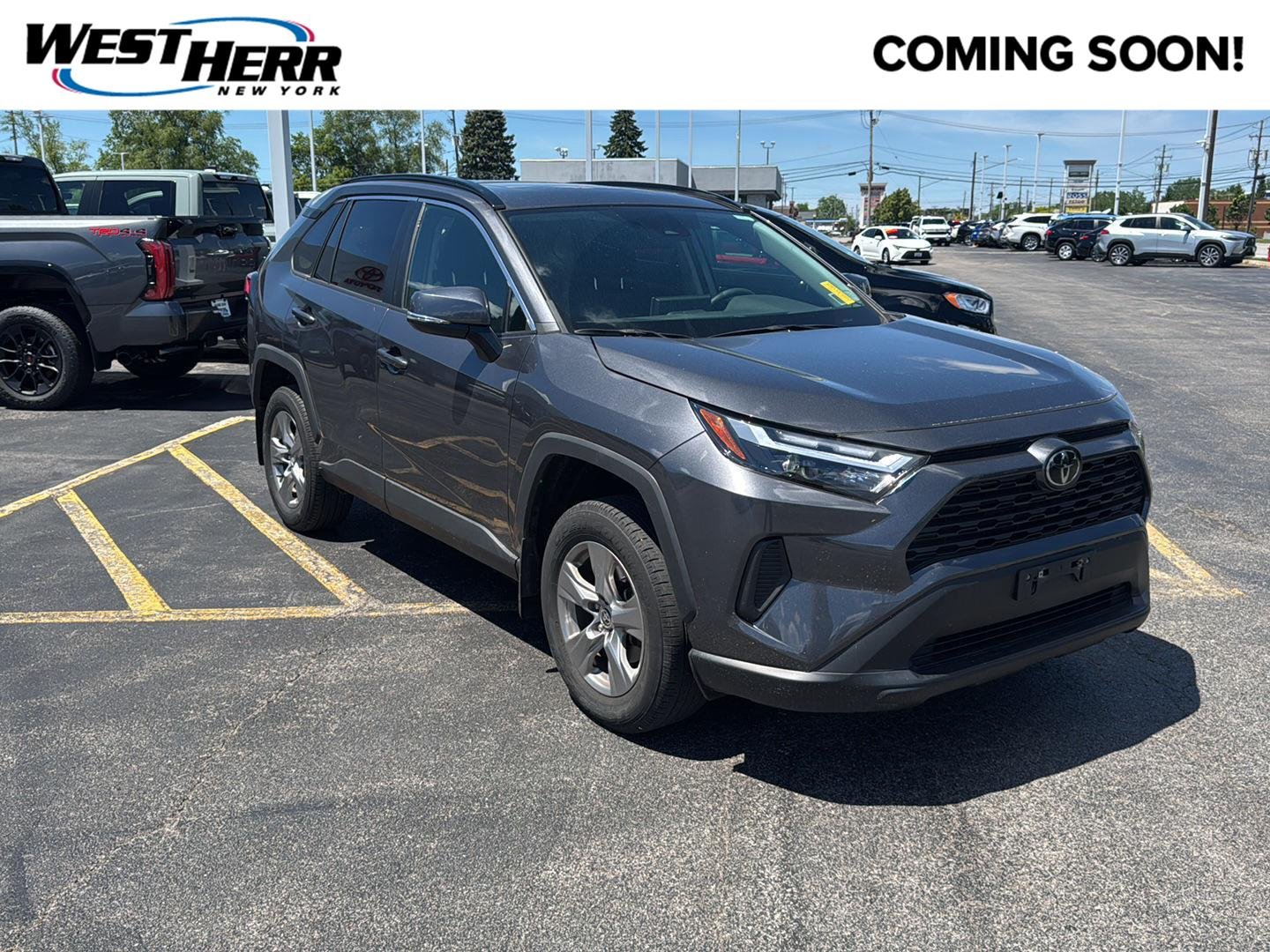 Used 2023 Magnetic Gray Metallic Toyota XLE image 1
