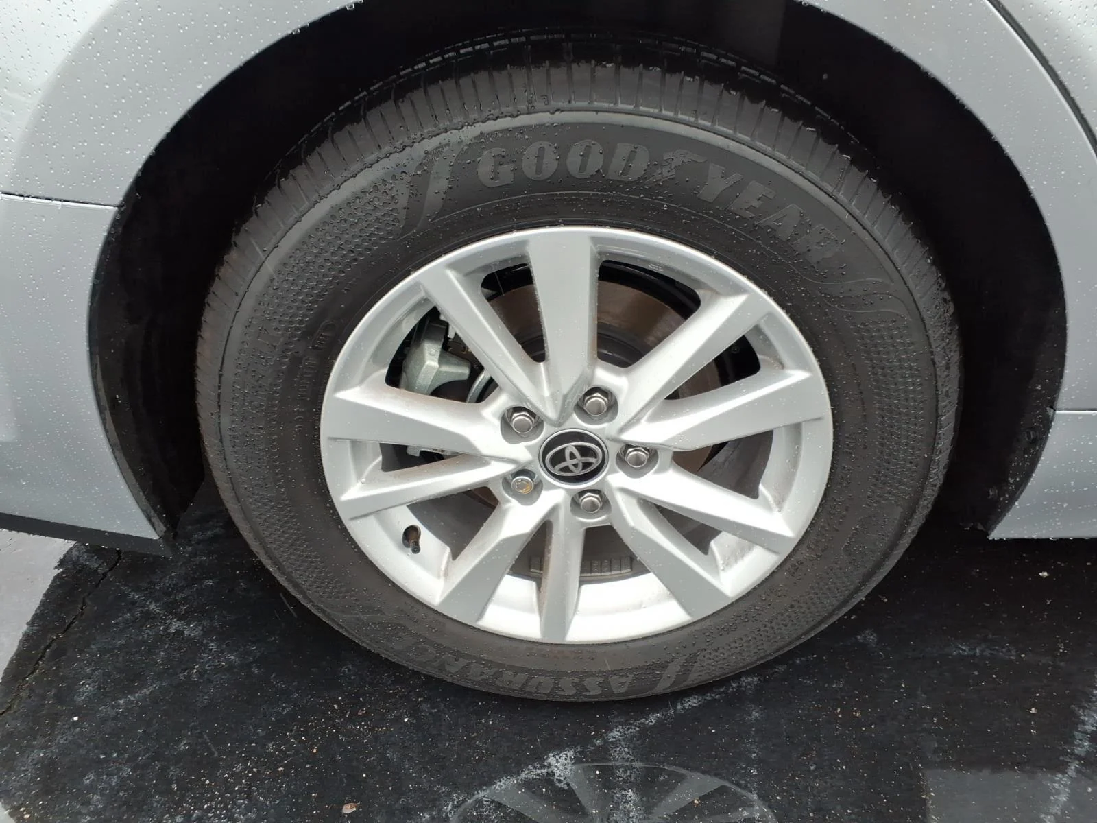 Used 2025 Celestial Silver Metallic Toyota LE image 11