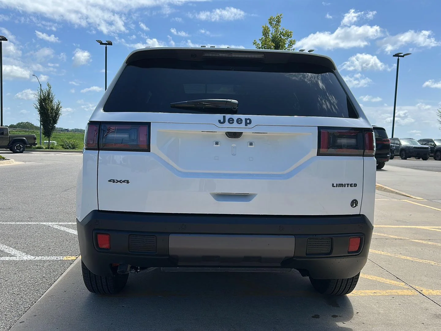 New 2026 Bright White Clearcoat Jeep Limited image 3