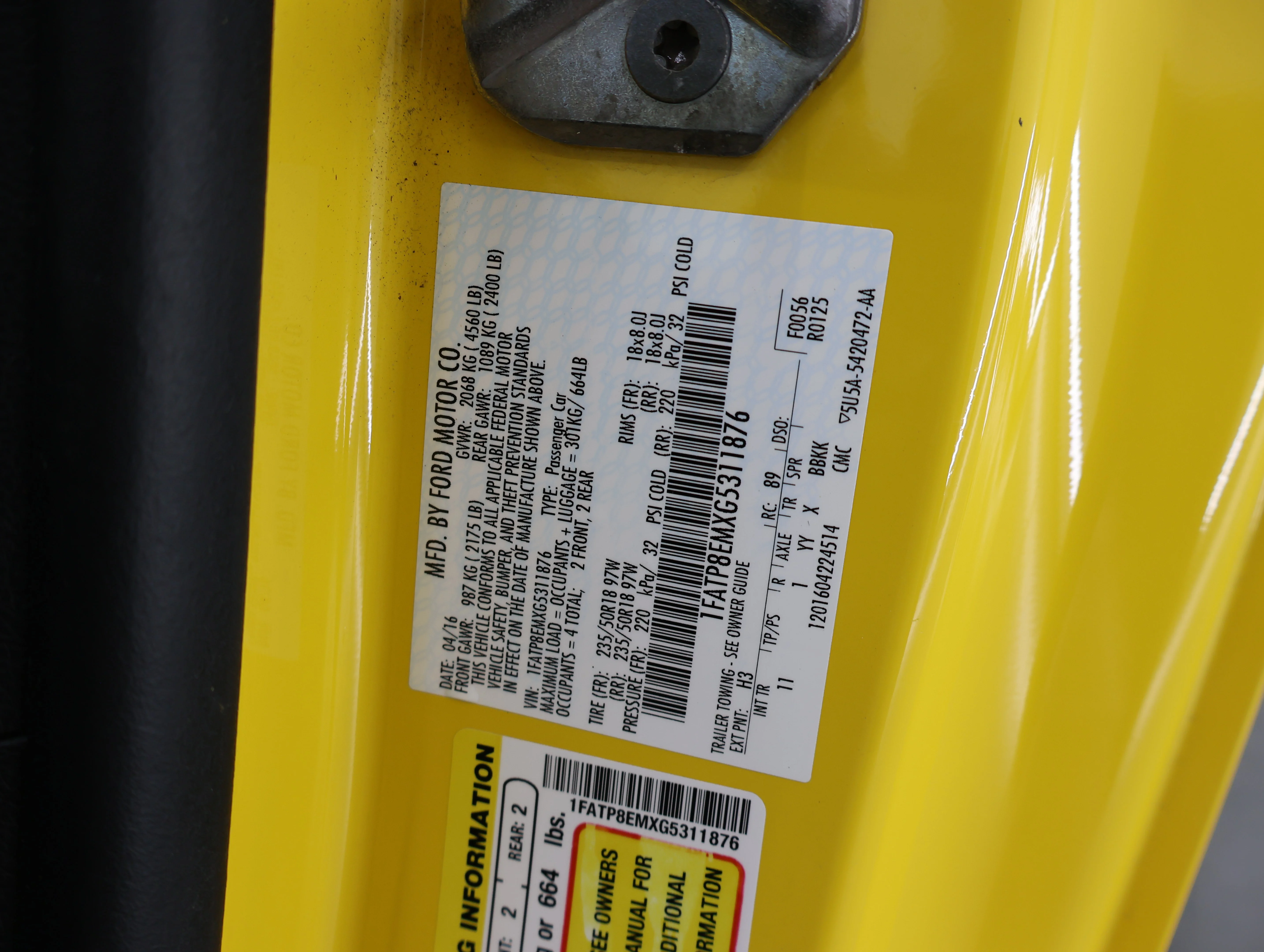 Used 2016 Triple Yellow Tri-Coat Ford V6 image 48