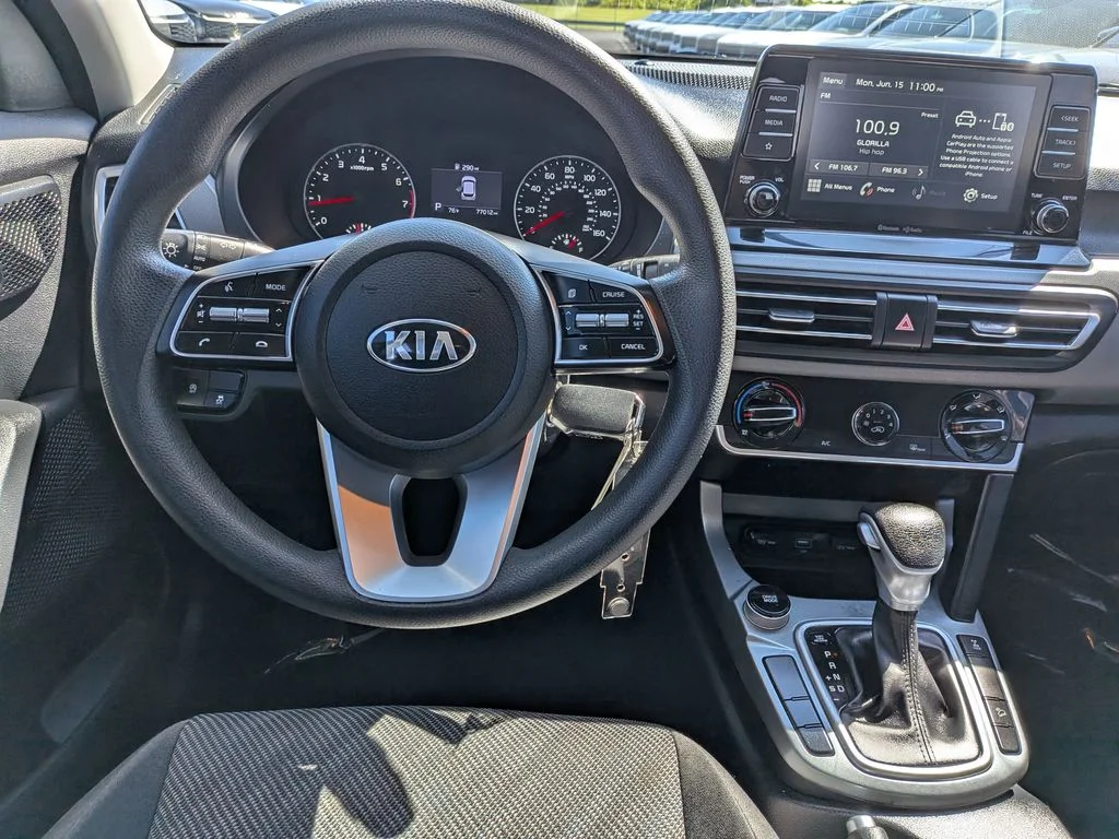 Used 2021 Blue Kia LX image 11