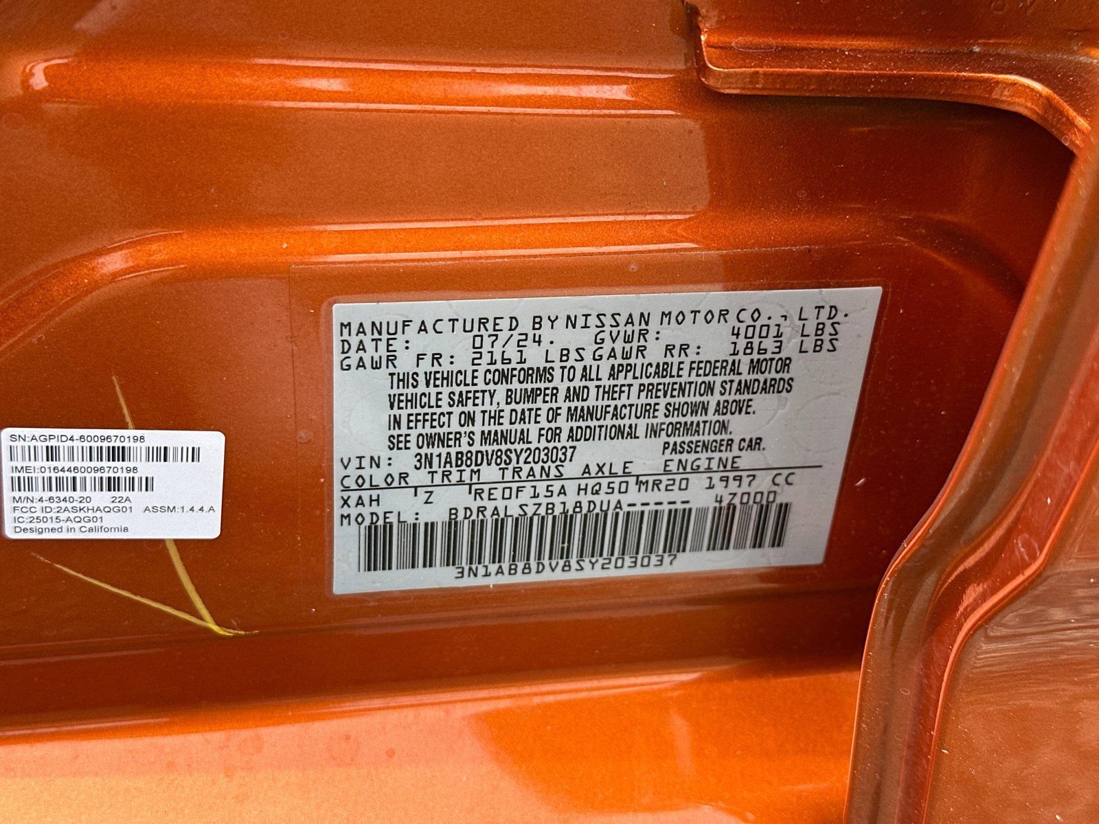 Certified Used 2025 Orange Nissan SR image 32