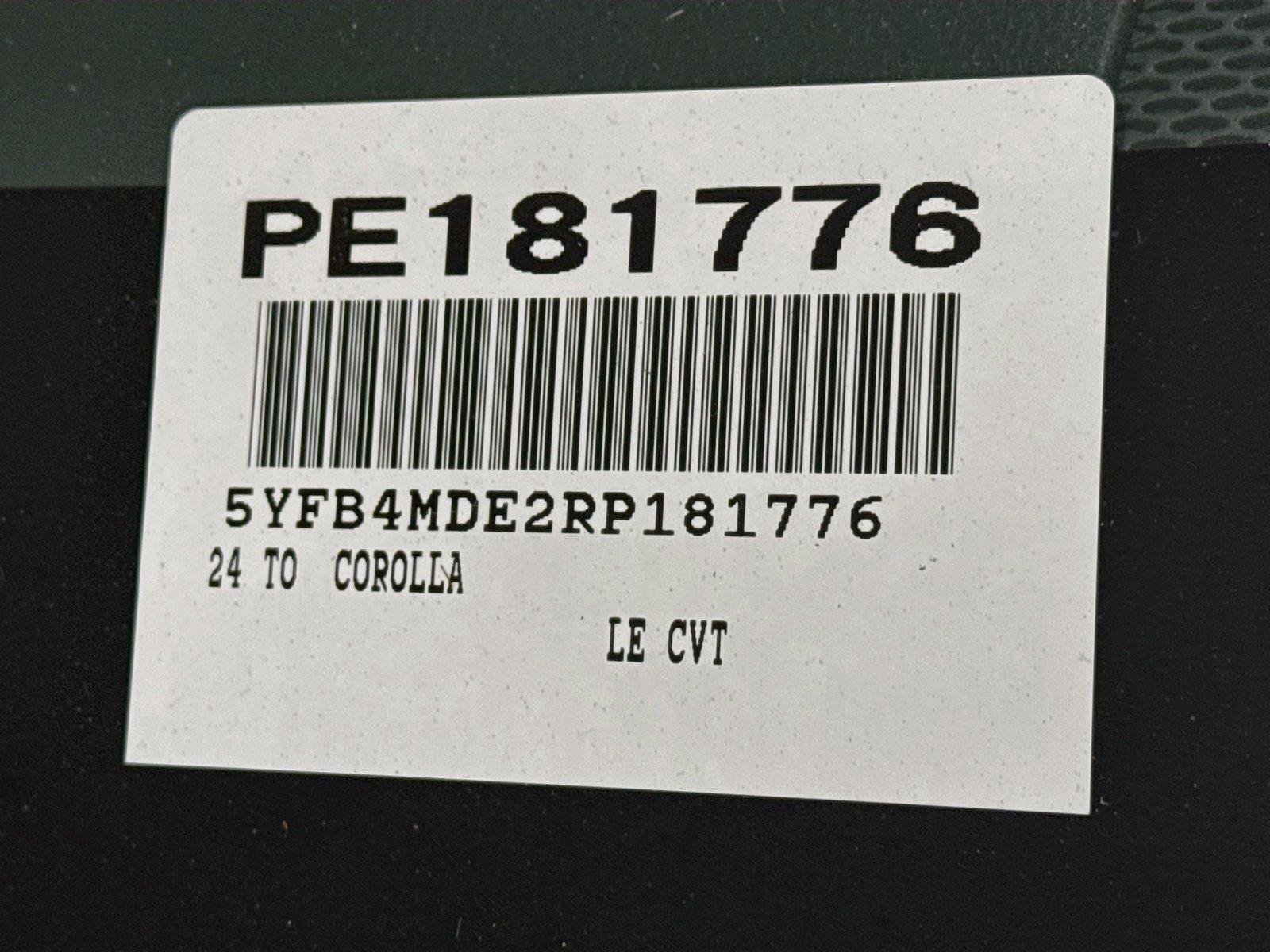 Certified Used 2024 Classic Silver Metallic Toyota LE image 45