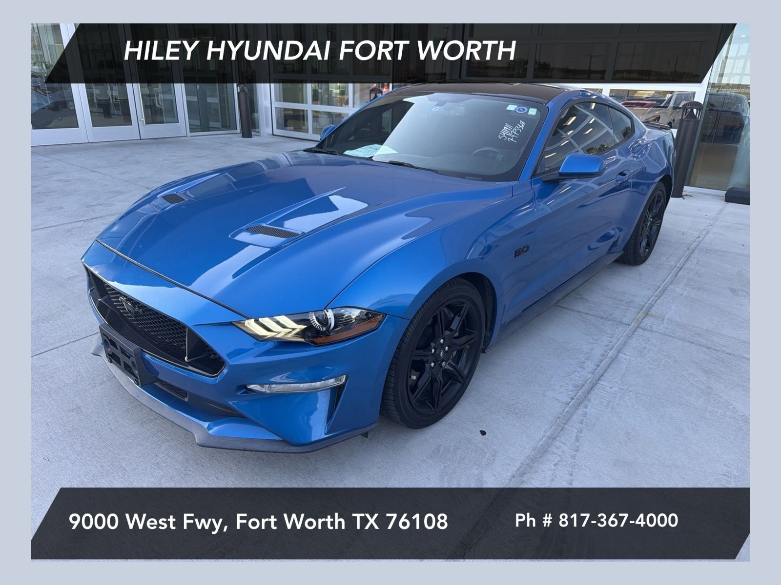 Used 2019 Velocity Blue Metallic Ford GT image 1