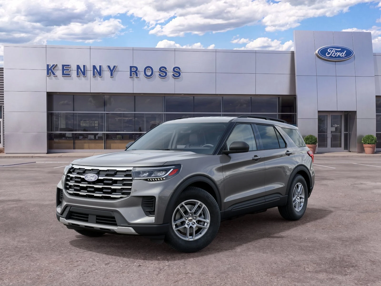 New 2027 Carbonized Gray Metallic Ford Active image 3
