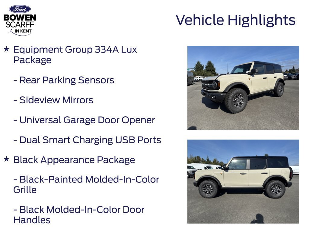 Used 2025 Desert Sand Ford Badlands image 12
