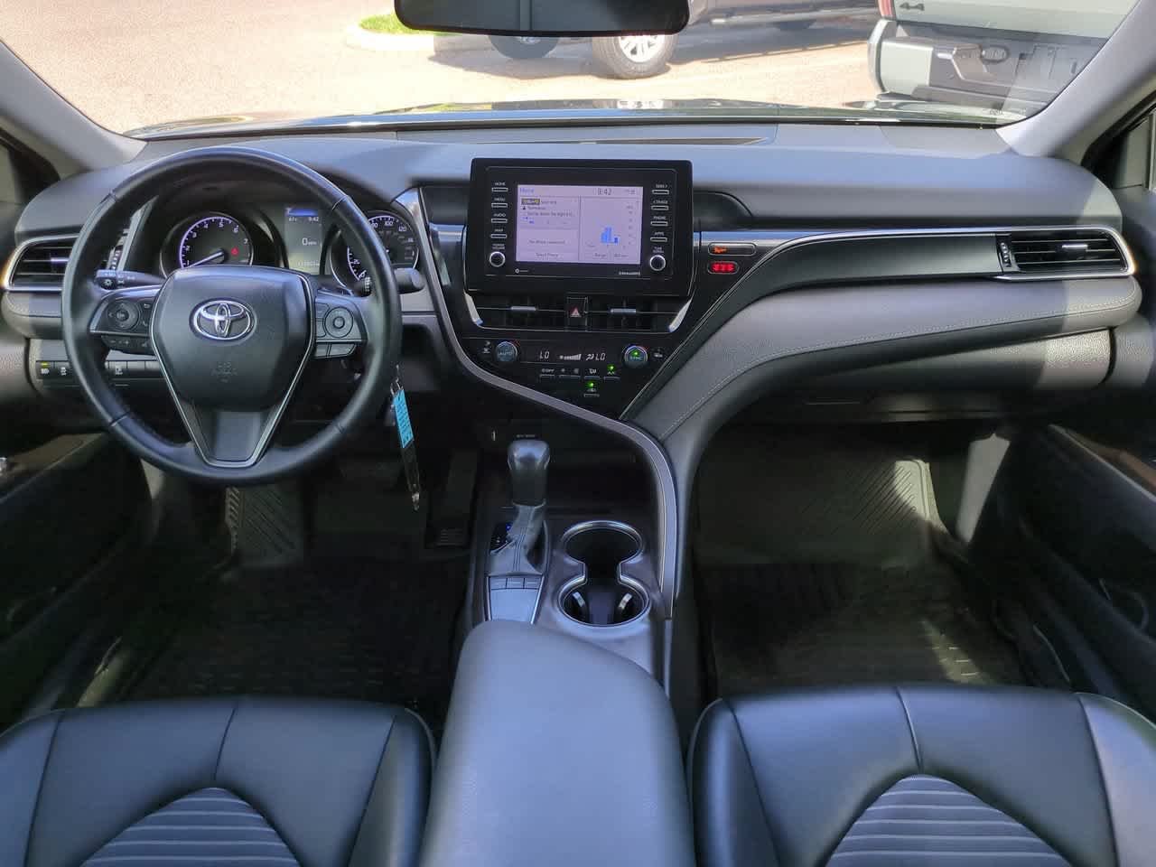 Certified Used 2024 Midnight Black Metallic Toyota SE image 14
