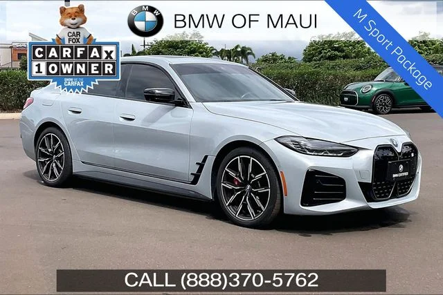 Certified 2023 BMW i4 40 with VIN WBY73AW02PFR37053 for sale in Kahului, HI