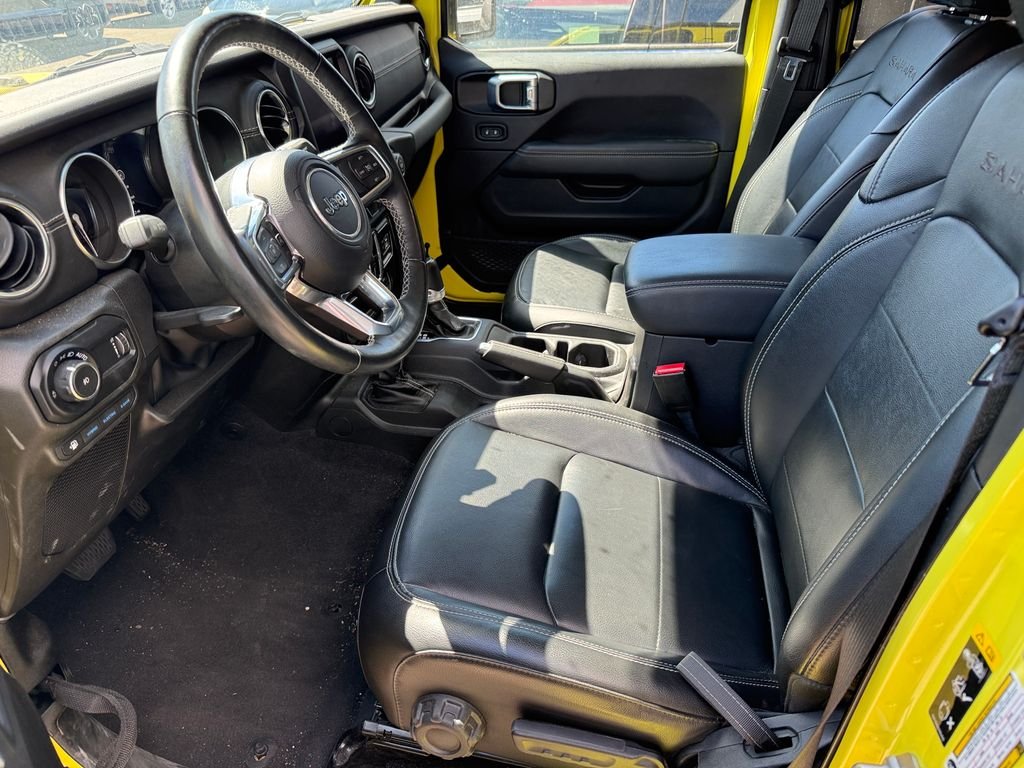 Used 2023 Yellow Jeep Sahara 4xe image 11