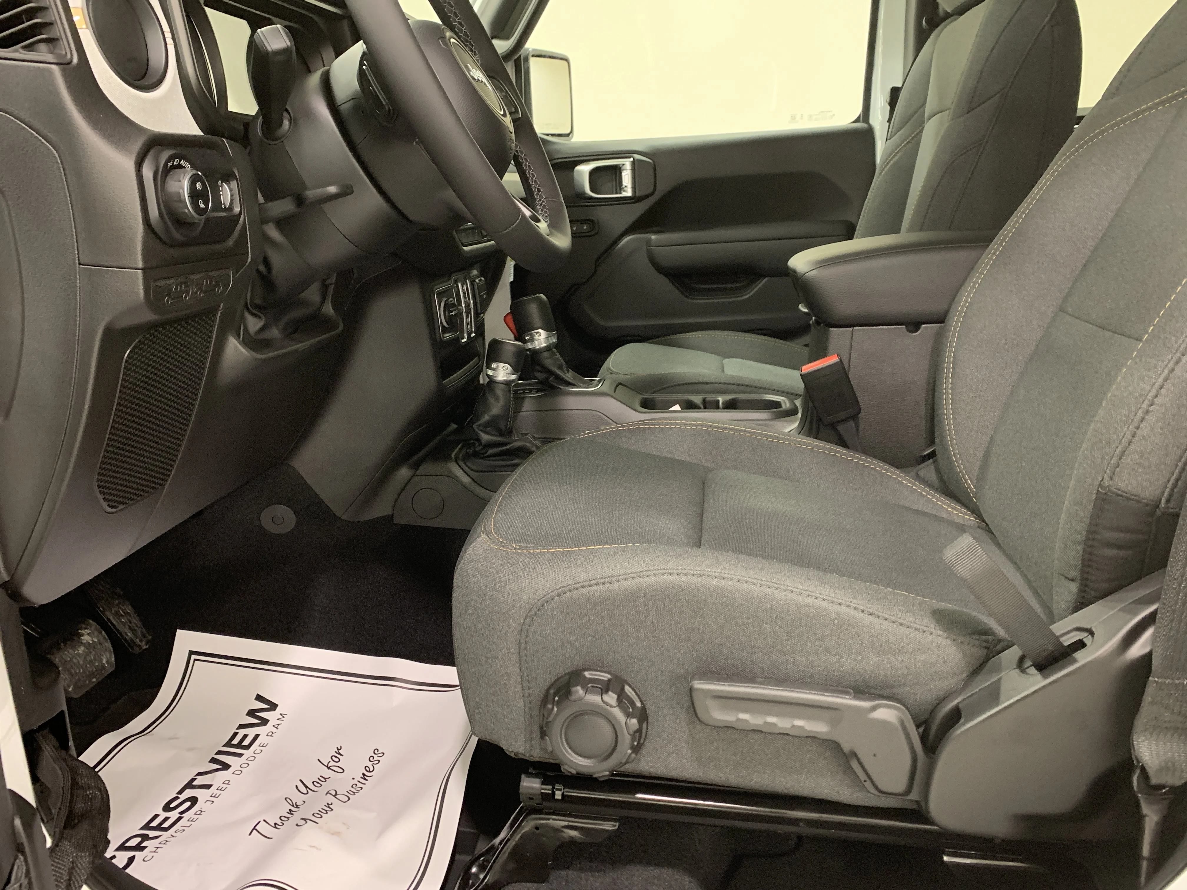 New 2026 Bright White Jeep Sport S image 8