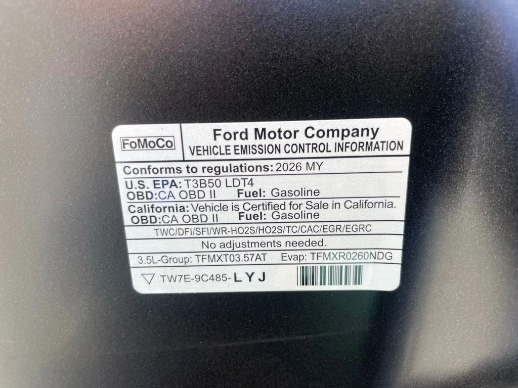 New 2026 Carbonized Gray Metallic Ford Lariat® image 44